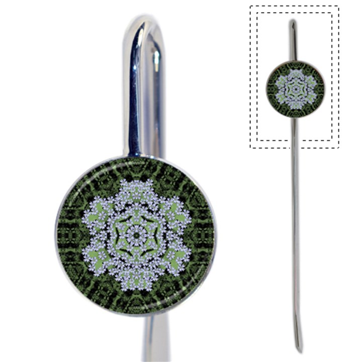 Calm In The Flower Forest Of Tranquility Ornate Mandala Book Mark