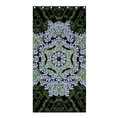 Calm In The Flower Forest Of Tranquility Ornate Mandala Shower Curtain 36  X 72  (stall)  by pepitasart