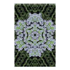 Calm In The Flower Forest Of Tranquility Ornate Mandala Shower Curtain 48  X 72  (small)  by pepitasart