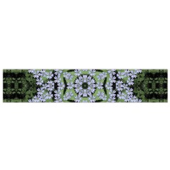 Calm In The Flower Forest Of Tranquility Ornate Mandala Small Flano Scarf by pepitasart