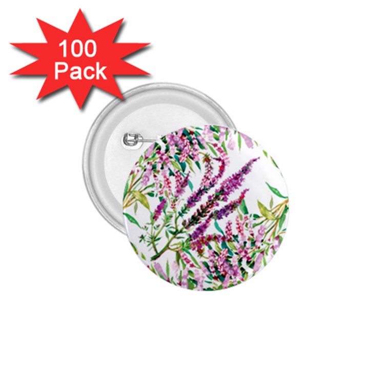 Flowers 1.75  Buttons (100 pack) 