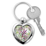 Flowers Key Chain (Heart) Front