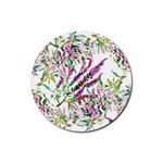 Flowers Rubber Coaster (Round)  Front