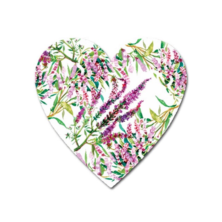 Flowers Heart Magnet