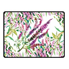 Flowers Fleece Blanket (small) by goljakoff