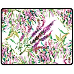 Flowers Double Sided Fleece Blanket (medium)  by goljakoff