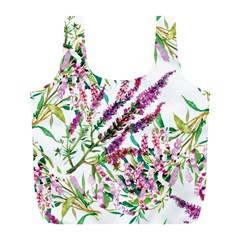 Flowers Full Print Recycle Bag (l)