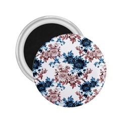 Blue And Rose Flowers 2 25  Magnets by goljakoff