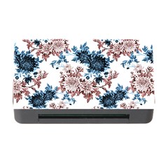 Blue And Rose Flowers Memory Card Reader With Cf by goljakoff