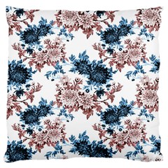 Blue And Rose Flowers Standard Flano Cushion Case (one Side) by goljakoff