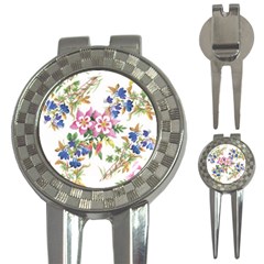 Garden Flowers 3-in-1 Golf Divots by goljakoff