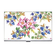 Garden Flowers Business Card Holder by goljakoff