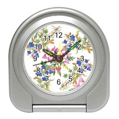 Garden Flowers Travel Alarm Clock by goljakoff