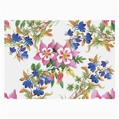 Garden Flowers Large Glasses Cloth (2 Sides) by goljakoff