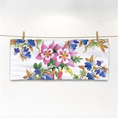 Garden Flowers Hand Towel by goljakoff