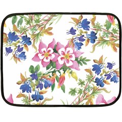 Garden Flowers Fleece Blanket (mini) by goljakoff