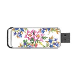 Garden Flowers Portable Usb Flash (two Sides) by goljakoff