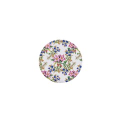 Garden Flowers Pattern 1  Mini Buttons by goljakoff