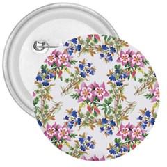 Garden Flowers Pattern 3  Buttons by goljakoff