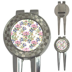 Garden Flowers Pattern 3-in-1 Golf Divots by goljakoff