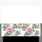 Garden flowers pattern Rectangular Jigsaw Puzzl Front