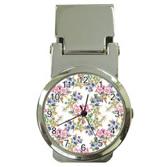 Garden Flowers Pattern Money Clip Watches by goljakoff