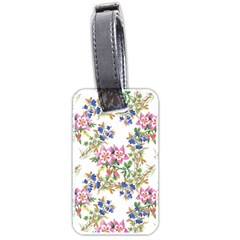 Garden Flowers Pattern Luggage Tag (two Sides) by goljakoff