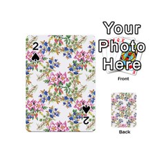 Garden Flowers Pattern Playing Cards 54 Designs (mini) by goljakoff