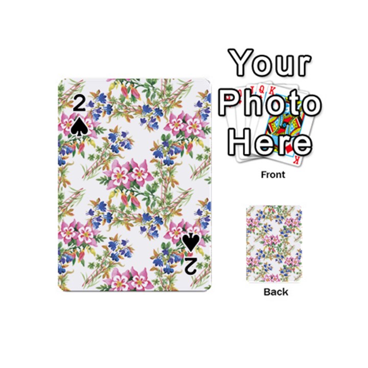 Garden flowers pattern Playing Cards 54 Designs (Mini)