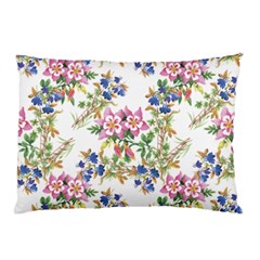 Garden Flowers Pattern Pillow Case (two Sides) by goljakoff