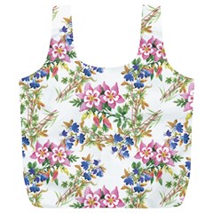 Garden Flowers Pattern Full Print Recycle Bag (xl) by goljakoff