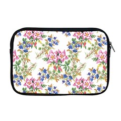 Garden Flowers Pattern Apple Macbook Pro 17  Zipper Case by goljakoff