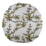 Spring Large 18  Premium Flano Round Cushions Front