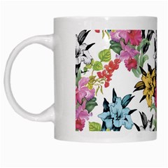 Summer Flowers White Mugs by goljakoff