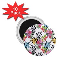 Summer Flowers 1 75  Magnets (10 Pack)  by goljakoff