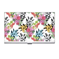 Summer Flowers Business Card Holder by goljakoff