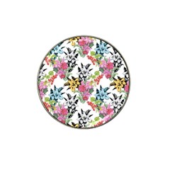 Summer Flowers Hat Clip Ball Marker by goljakoff