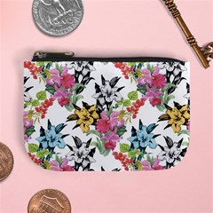 Summer Flowers Mini Coin Purse by goljakoff