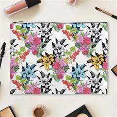 Summer Flowers Cosmetic Bag (xl) by goljakoff