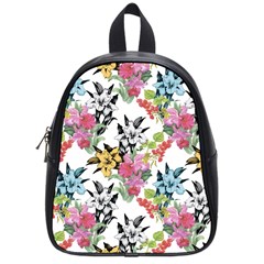 Summer Flowers School Bag (small) by goljakoff