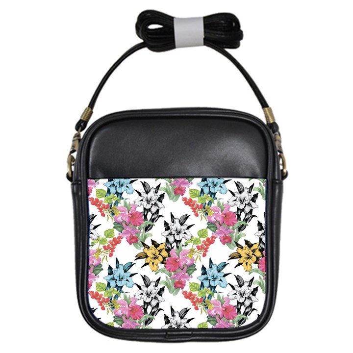 Summer flowers Girls Sling Bag