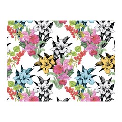 Summer Flowers Double Sided Flano Blanket (mini)  by goljakoff