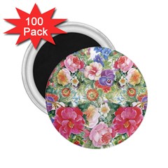 Beautiful Flowers 2 25  Magnets (100 Pack)  by goljakoff