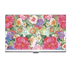 Beautiful Flowers Business Card Holder by goljakoff