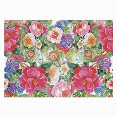 Beautiful Flowers Large Glasses Cloth by goljakoff