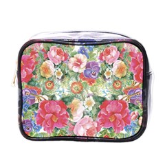 Beautiful Flowers Mini Toiletries Bag (one Side) by goljakoff