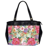 Beautiful flowers Oversize Office Handbag (2 Sides) Front