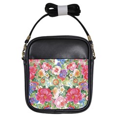 Beautiful Flowers Girls Sling Bag by goljakoff