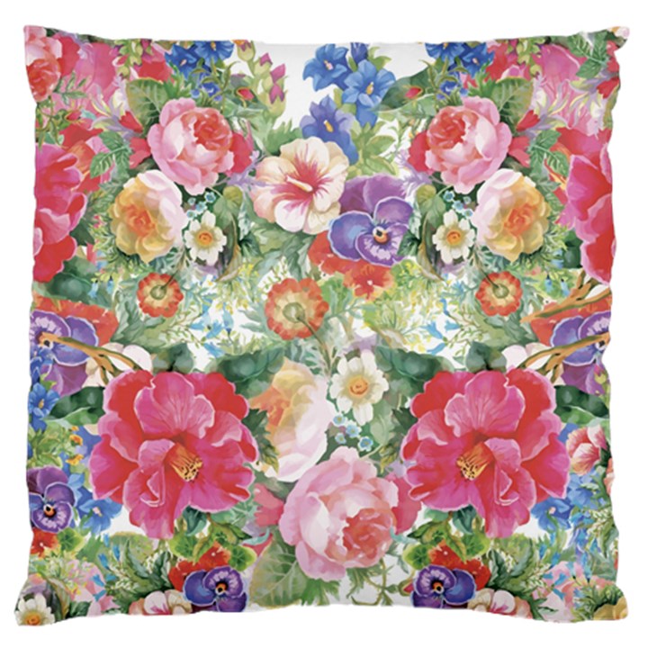 Beautiful flowers Large Cushion Case (Two Sides)