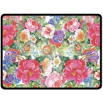 Beautiful flowers Double Sided Fleece Blanket (Large)  80 x60  Blanket Front